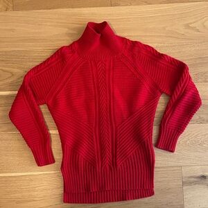 Banana Republic Red Turtleneck Sweater